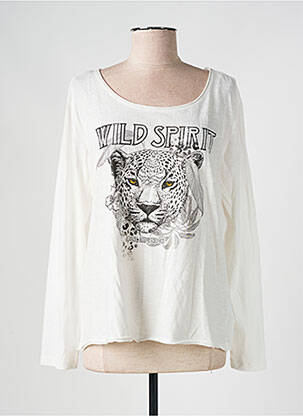 Top blanc LOLA ESPELETA pour femme