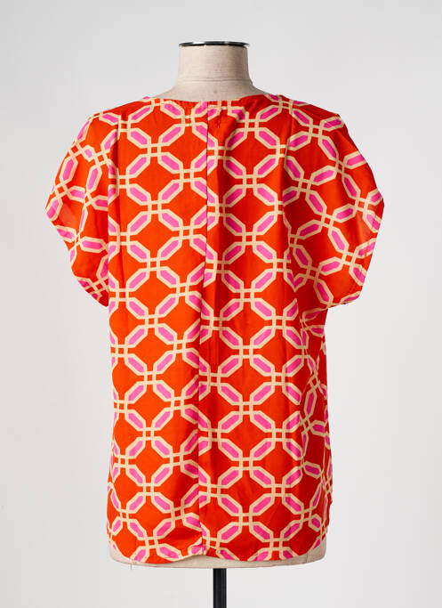 Blouse orange PINK P pour femme