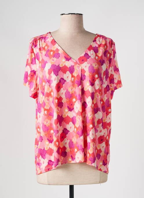 Blouse rose JULIE GUERLANDE pour femme