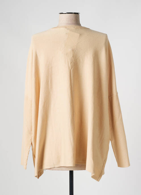 Pull col rond manches longues beige MASAI femme