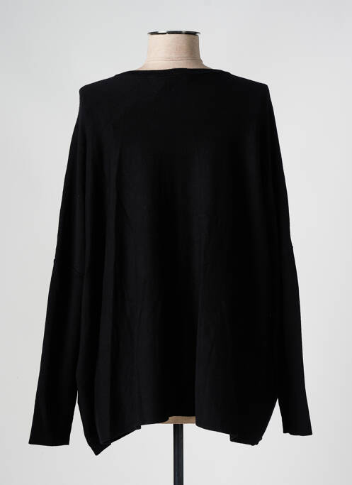 Pull col rond manches longues noir MASAI femme