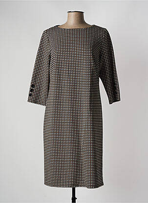 Robe mi-longue manches 3/4 manches 3/4 noir BETTY BARCLAY femme