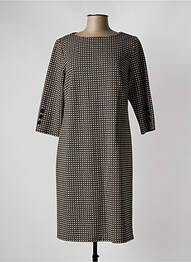Robe mi-longue manches 3/4 manches 3/4 noir BETTY BARCLAY femme
