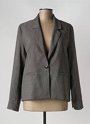 Veste casual col tailleur gris LOLA ESPELETA femme