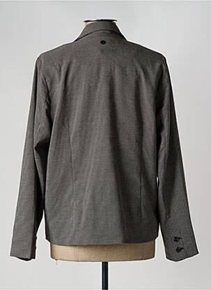 Veste casual col tailleur gris LOLA ESPELETA femme