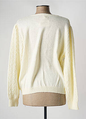 Pull resserrée sur le bas manches longues blanc PRINCESSE NOMADE femme