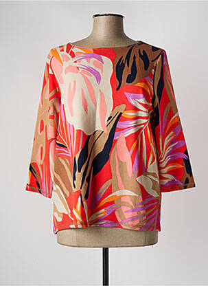 T-shirt manches 3/4 manches 3/4 orange BETTY BARCLAY femme