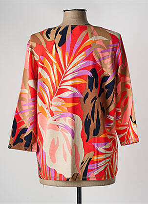 T-shirt manches 3/4 manches 3/4 orange BETTY BARCLAY femme