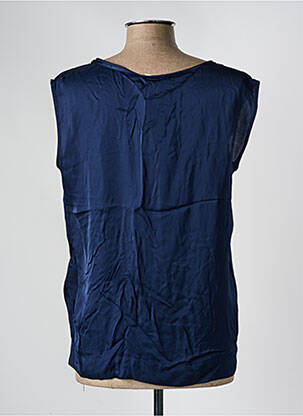 Top coupe fluide sans manche bleu STREET ONE femme