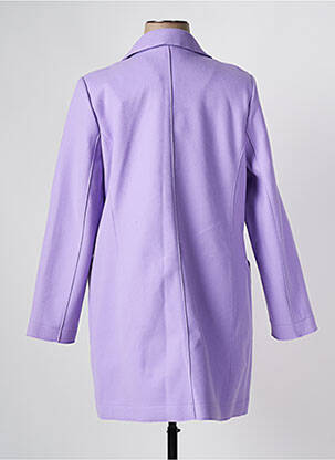 Manteau long coupe cintrée sans capuche violet STREET ONE femme