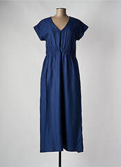 Robe longue bleu C'EST BEAU LA VIE pour femme seconde vue