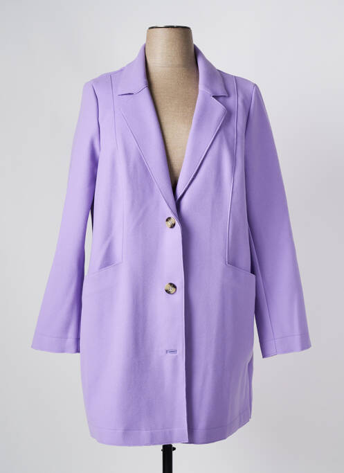 Manteau long violet STREET ONE pour femme