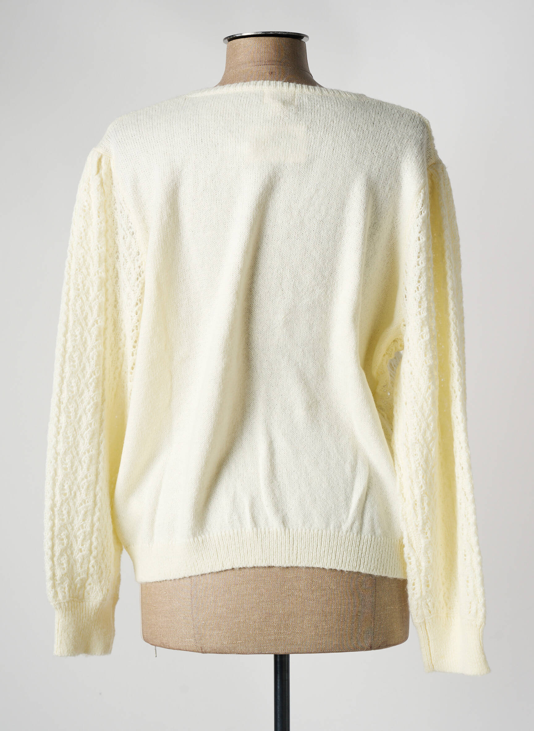 Pull Col Rond Blanc Princesse Nomade Femme 2592236-blanc0 Modz