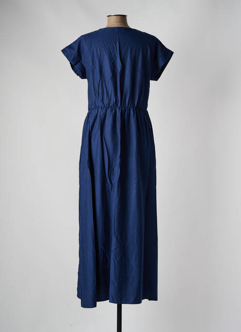 Robe longue bleu C'EST BEAU LA VIE pour femme