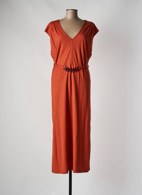 Robe longue orange TIFFOSI pour femme