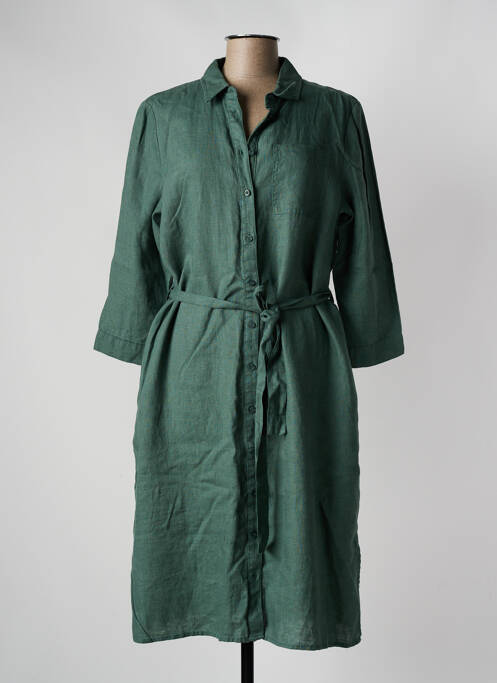 Robe mi-longue vert STREET ONE pour femme