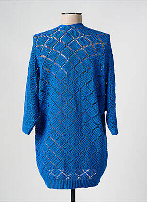 Gilet manches longues manches 3/4 bleu LOLA ESPELETA femme