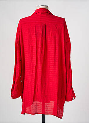 Chemisier coupe fluide manches longues rouge COMPAÑIA FANTASTICA femme