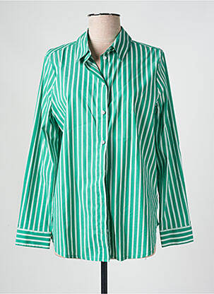Chemisier imprimé fantaisie manches longues vert STREET ONE femme