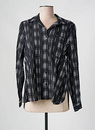 Chemisier coupe cintrée manches longues noir MASAI femme