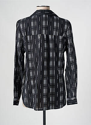 Chemisier coupe cintrée manches longues noir MASAI femme