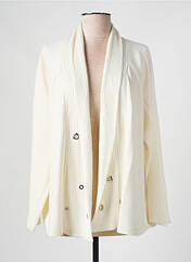 Gilet manches longues blanc MALOKA pour femme seconde vue