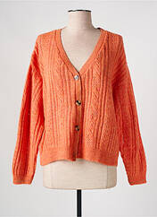 Gilet manches longues orange LOLA ESPELETA pour femme seconde vue