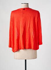 Gilet manches longues orange MALOKA pour femme seconde vue