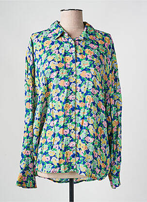 Chemisier bleu C'EST BEAU LA VIE pour femme