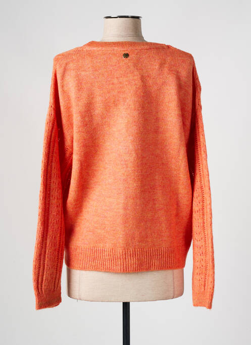 Gilet manches longues orange LOLA ESPELETA pour femme