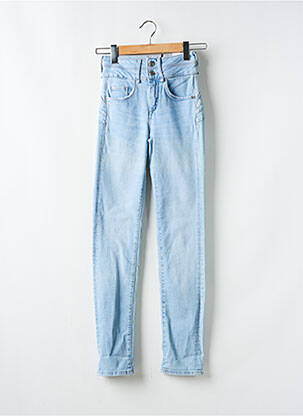 Jeans coupe slim broderie rivets taille normale bleu TIFFOSI femme