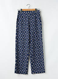 Pantalon droit taille élastique taille normale bleu STREET ONE femme