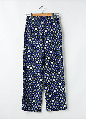 Pantalon droit taille élastique taille normale bleu STREET ONE femme