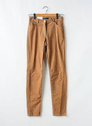 Pantalon slim broderie rivets taille normale marron BETTY BARCLAY femme