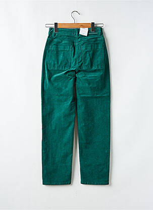 Pantalon droit stretch taille normale vert C'EST BEAU LA VIE femme