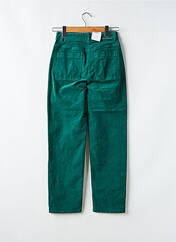 Pantalon droit vert C'EST BEAU LA VIE pour femme seconde vue