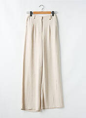 Pantalon flare beige JULIE GUERLANDE pour femme seconde vue