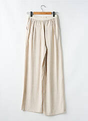 Pantalon flare beige JULIE GUERLANDE pour femme seconde vue