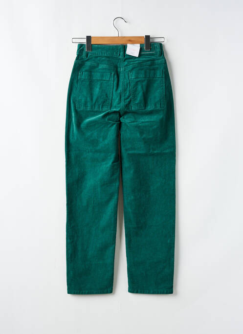 Pantalon droit vert C'EST BEAU LA VIE pour femme