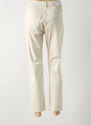 Pantalon 7/8 fermeture zippée sous rabat boutonné beige BETTY BARCLAY femme