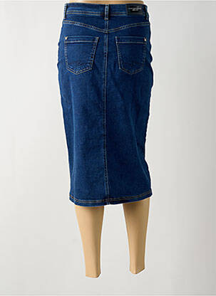 Jupe mi-longue bleu STREET ONE femme