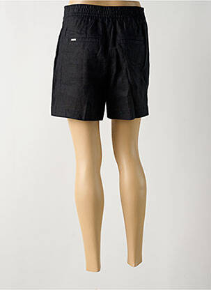 Short fermeture zippée sous rabat boutonné noir STREET ONE femme