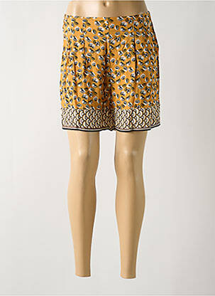 Short taille élastique jaune LOLA ESPELETA femme