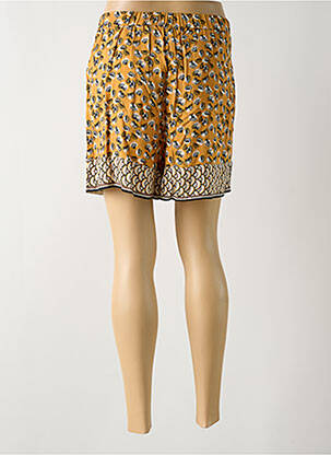 Short taille élastique jaune LOLA ESPELETA femme