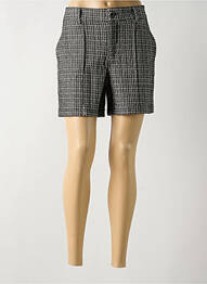 Short fermeture zippée sous rabat boutonné gris STREET ONE femme