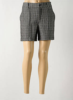 Short fermeture zippée sous rabat boutonné gris STREET ONE femme