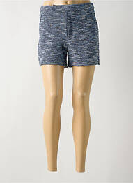 Short fermeture zippée sous rabat avec crochet bleu TIFFOSI femme