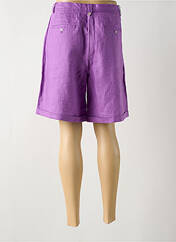 Bermuda violet JULIE GUERLANDE pour femme seconde vue