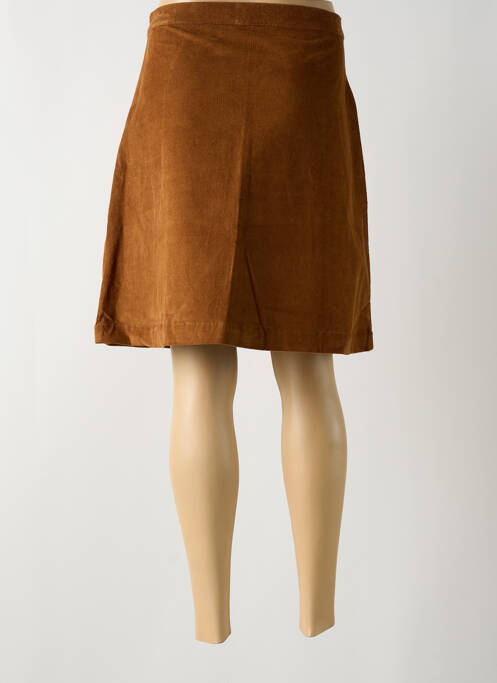 Jupe courte marron PRINCESSE NOMADE pour femme