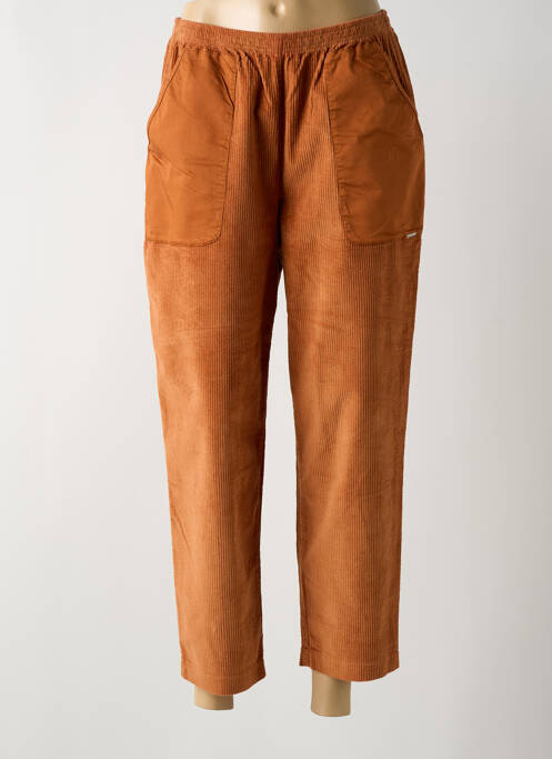 Pantalon 7/8 marron MALOKA pour femme